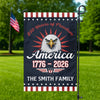 Personalized Gift 250 Years Of Freem Patriotic Garden Flag LM32 895339