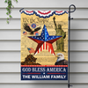 Custom Family Name We The People Flag God Bless America 250th Anniversary Garden Flag CH07 899170