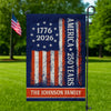 Custom Family Name 250 Years America Flag 250th Birthday 1776-2026 Garden Flag Gift for Family HO82 894788