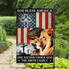 Custom Name God Bless American - One Nation Under God Garden Flag LM32 897223