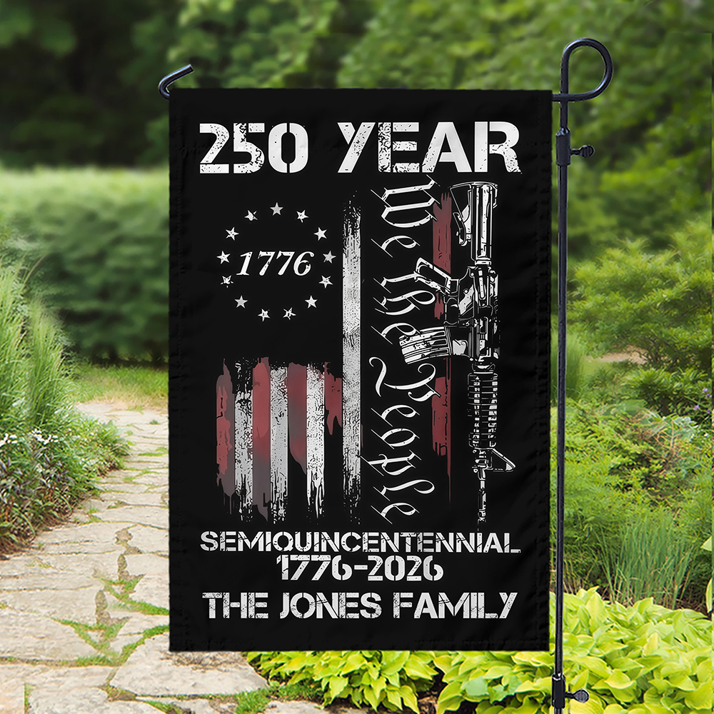 250 Years America Semiquincentennial Personalized Garden Flag HA75 898880