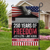Custom Family Name 250 Years Of Freedom 1776-2026 Garden Flag LM32 895371