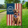 Personalised America Dog 250 Garden Flag Gift For Dog Lovers TH10 169033