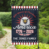 Personalized Gift 250 Years Of Freem Patriotic Garden Flag LM32 895339