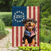 Personalised America Dog 250 Garden Flag Gift For Dog Lovers TH10 169033
