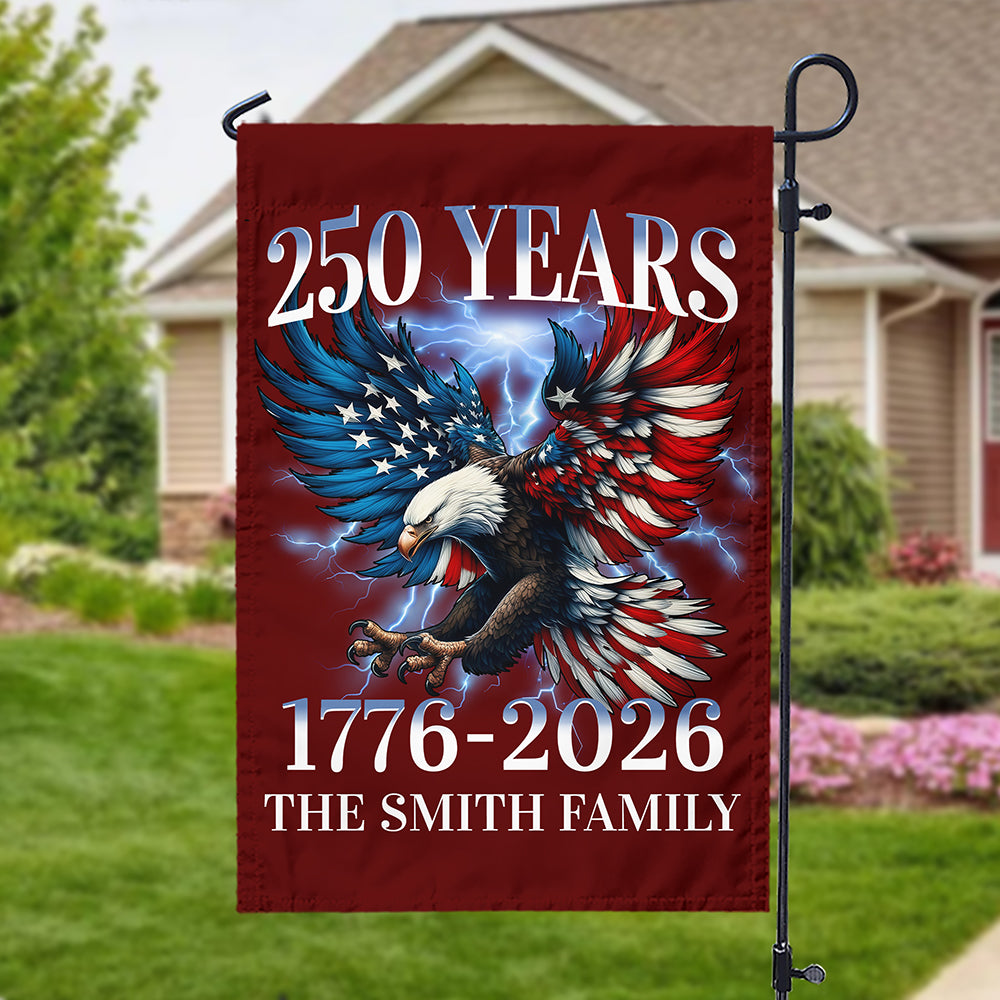 250th Anniversary Eagle Patriotic American Garden Flag CH07 899588