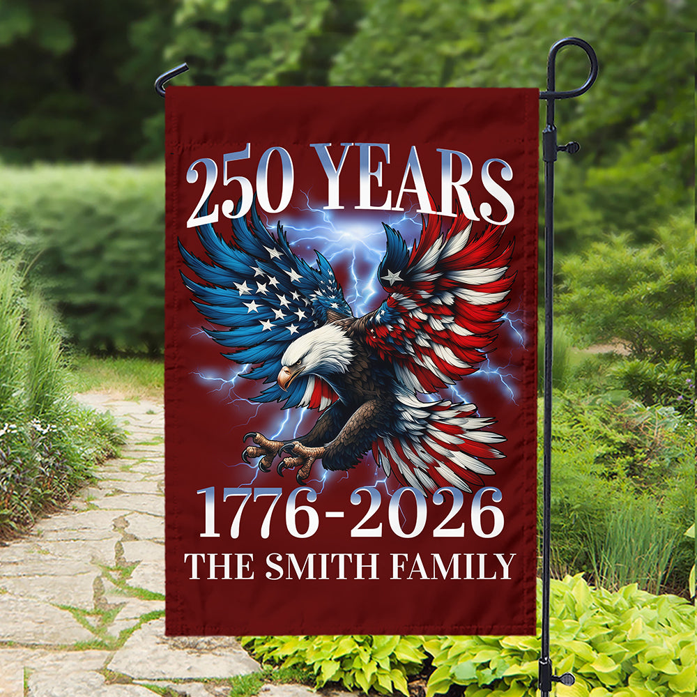 250th Anniversary Eagle Patriotic American Garden Flag CH07 899588
