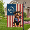 Personalised America Dog 250 Garden Flag Gift For Dog Lovers TH10 169033
