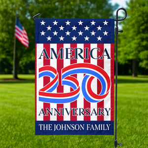 America 250th Anniversary Personalized Garden Flag HA75 897536