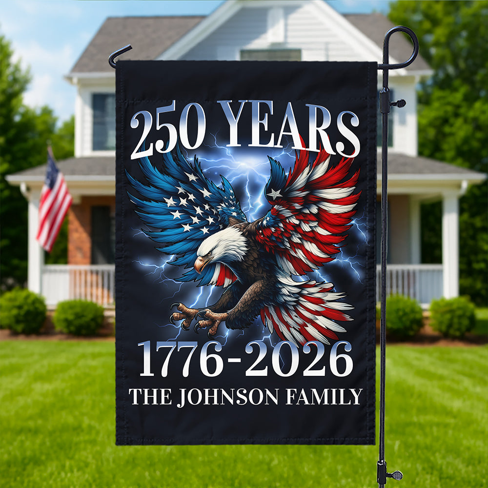 250th Anniversary Eagle Patriotic American Garden Flag CH07 899588