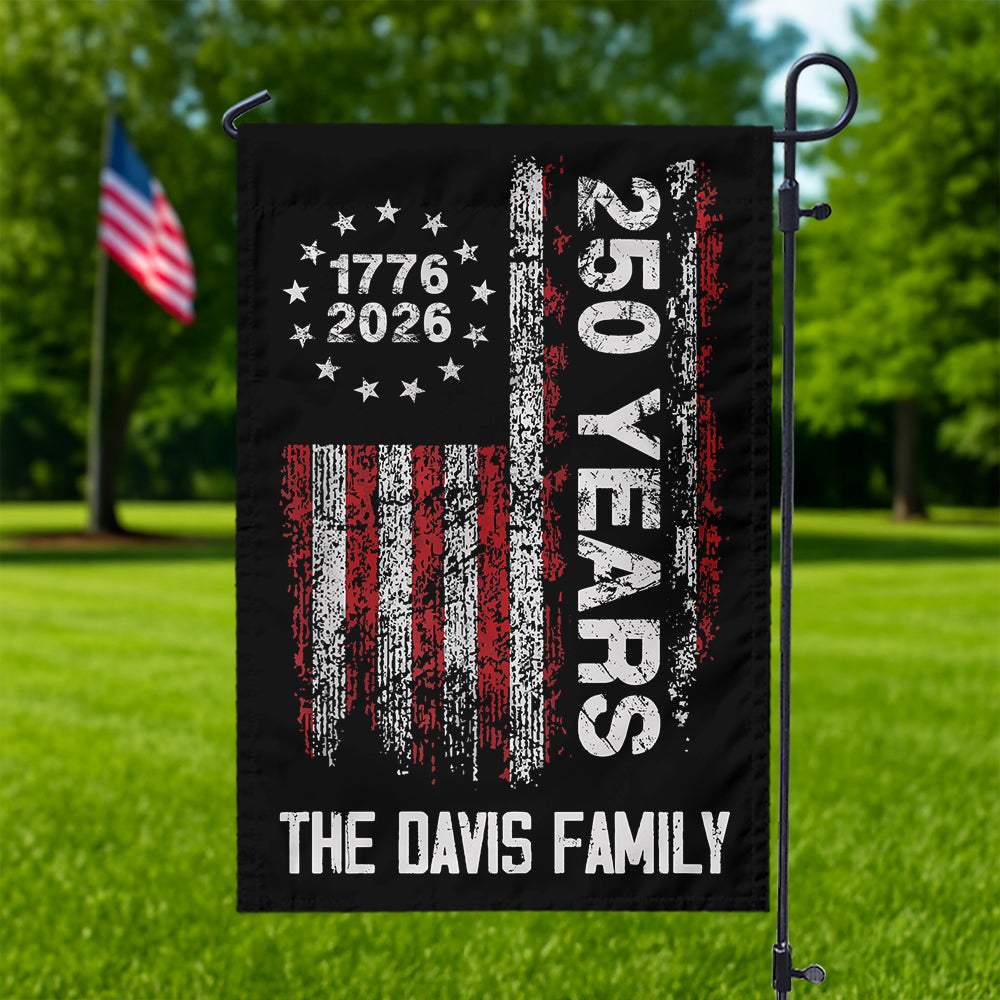 America 250th Birthday US Flag 250 Years We The People Garden Flag HA75 897390