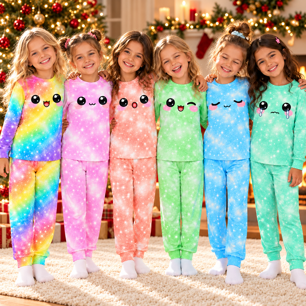 Custom Name Cute Dumplings Emoji Gift For Squishy Hunter, Christmas Sleepwear TH10 171589
