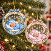 Custom Name Baby First Christmas Acrylic Ornament, Special Keepsake for New Parents CH07 180538