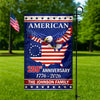Custom Family Name American 250Th Anniversary Eagle Flag Garden Flag TH10 898697