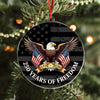 250 Years of Freedom Acrylic Ornament 250th Anniversary USA 1776-2026 Ornament CH07 899210