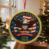 USA 250th Anniversary Eagle USA Flag Acrylic Ornaments Patriotic Gifts For Christmas CH07 899208