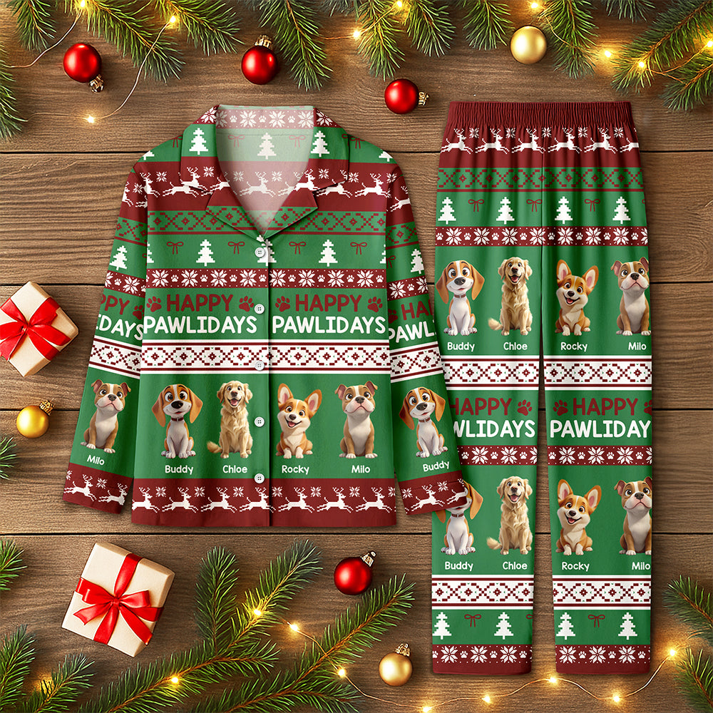 Personalized Merry Woofmas Pajamas Gift For Pet Lovers TH10 896487