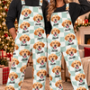 Custom Dog Cat Face Gingham Pattern Overall Jumpsuit For Dog Cat Lovers CH07 180812