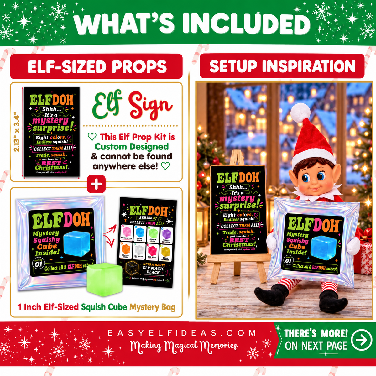 Mystery Squish Kit - Elf Squishy Mystery Blind Bag & Sign Kit CH07 180904
