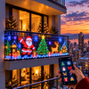 Smart LED Christmas Curtain Lights – Christmas Holiday Home Decor CH07 180902