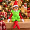 3D Teddy Bear Elf Costume – Funny Christmas Elf Doll Outfit & Holiday Accessories CH07 180808