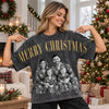 Personalized Vintage Photo Merry Christmas Shoulder to Shoulder Comfort Shirt Family Gift HA75 919568