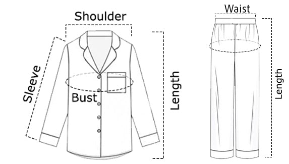 Fluffy Loungewear Size Guide