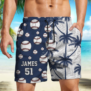 Personalized Name Tropical Summer Beach Short For Sport Lovers LM32 893681