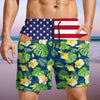 Custom Funny Patriotic Men Beach Short Gifts For Husband, Son, Friends HA75 921930