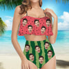 Custom Photo Funny Unique Tropical Fruit Bikini Swimsuit Gift for Women LM32 899869