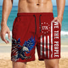 American Flag Eagle Patriotic 1776 Beach Short LM32 669227