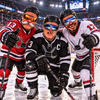 Funny Old Man Face Hockey Players 3D Face Mask, Sport Lovers Gift CH07 180806