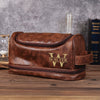 Personalized Men's Leather Toiletry Bag Birthday, Christmas, Anniversary Gift for Him CH07 896692