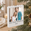 Custom Photo Our First Christmas Building Blocks Ornament TH10 171201