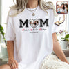 Custom Kid Name Personalized White Shirt For Mom, Mother Day Gift CH07 910846
