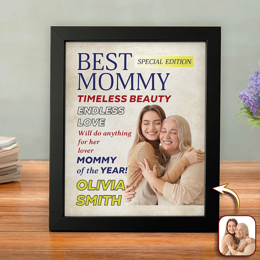 Custom Photo Best Mom Of The Year Endless Love Magazine Picture Frame LM32 897925