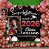 Custom Photo Congratulations Class of 2026 Backdrop Graduation Party Decor CH07 910826