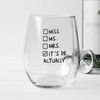 It's Doctor Graduation Personalized Wine Glass HA75 920832