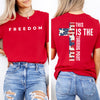 Charlie Kirk Freedom This is The Turning Point Front & Back Shirt HA75 897916