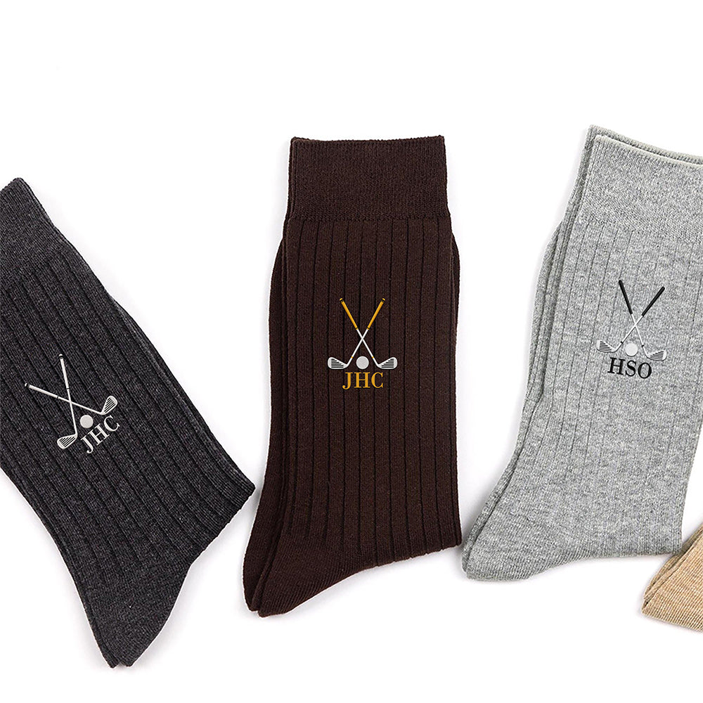 Personalized Golf Club Name Embroidered Socks, Unique Golf Enthusiast Gift, Golfers and Coaches Gift HO82 903276