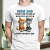 Dad, Mom Thanks For Picking Up Our Poop And Stuff Personalized Bright Shirt Cat Lover Gifts CH07 895246