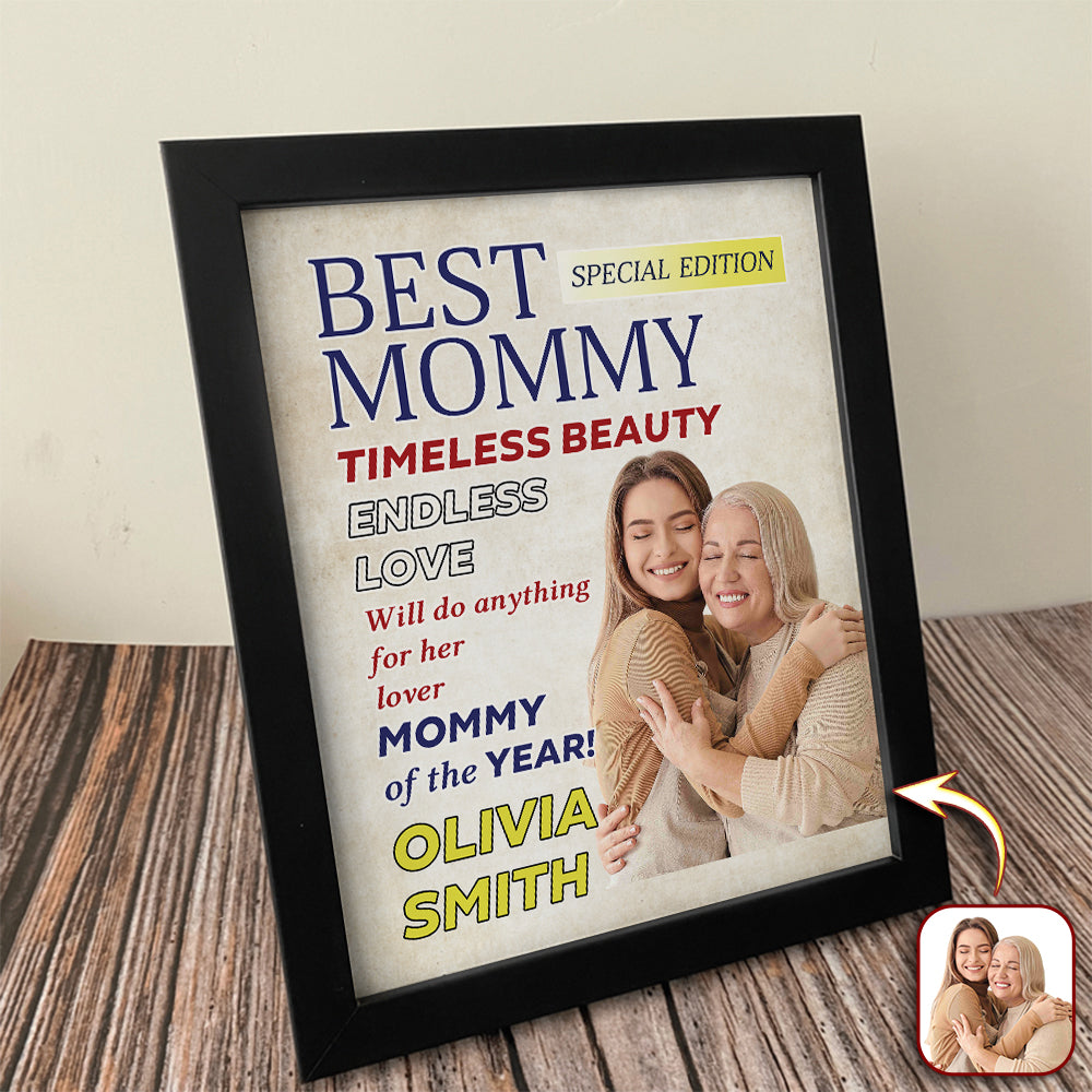 Custom Photo Best Mom Of The Year Endless Love Magazine Picture Frame LM32 897925