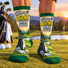 Personalized Lucky Golf Socks, Custom Name Golf Socks Gift for Golfers & Golf Lovers CH07 180850