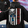 Personalized Class Of 2025 Flag Graduation Back & Front Dark Shirt LM32 893433