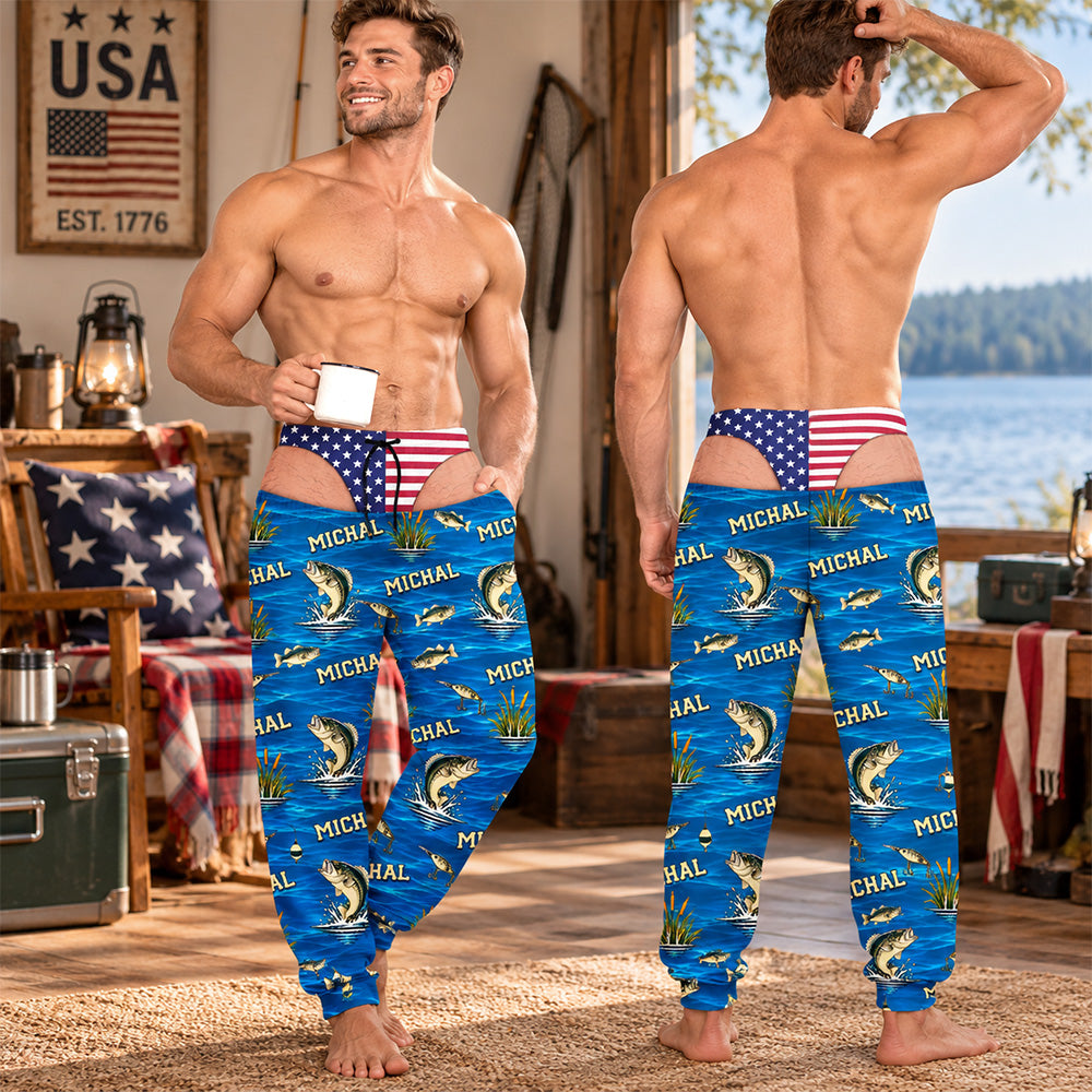 Personalized Name Fishing Sweatpants Gifts For Fishers, Fishing Lovers HA75 919520