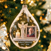 Personalized Dad Mom Memorial Photo Christmas Acrylic Ornament In Loving Memory Keepsake Gift CH07 180986
