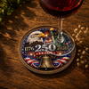 250 Years USA Anniversary Ceramic Coaster | Patriotic Eagle Liberty Coaster TH10 169429