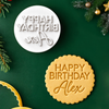 Personalized Custom Name Happy Birthday Cookie Stamp TH10 171513
