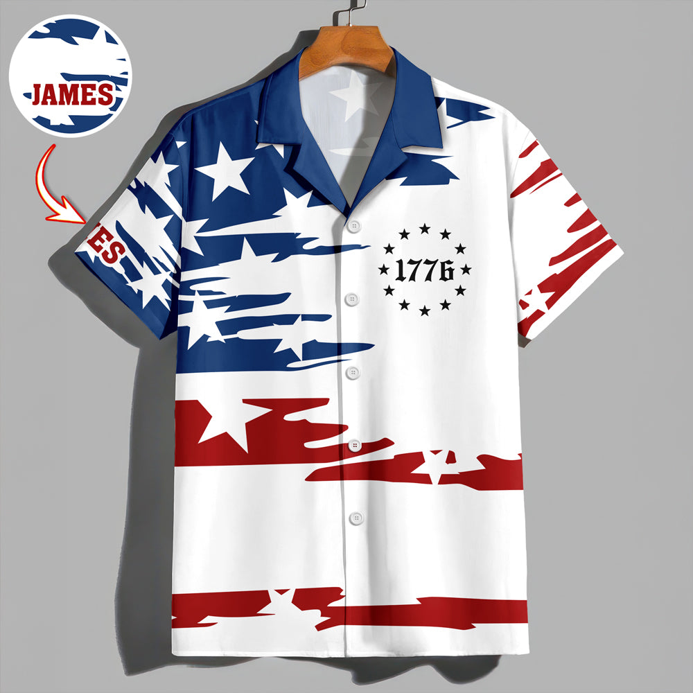 Personalized American 1776 Hawaii Shirt, 4th of July American, Independence Day Gift HO82 901532