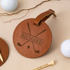 Personalized Leather Golf Bag Tag Gift with Golf Tees Gift for Golfer, Golf Ball Marker HA75 898332